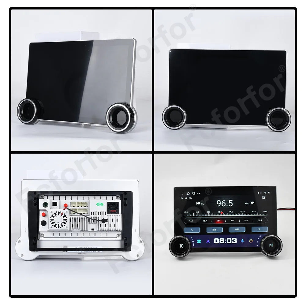 Upgrade 11.5 Inch Android 15 HD Touch Wireless CarPlay Android Auto GPS Navi Car Media Hea