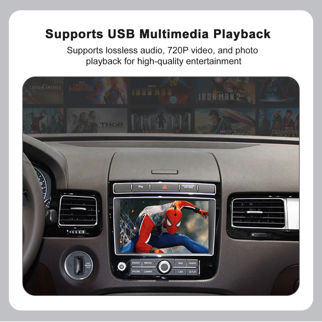For Volkswagen Touareg With 8-inch Screen RNS850 2010-2018 Carplay Android Auto Mirroring