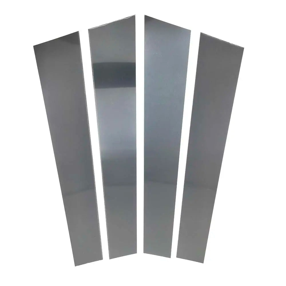 Pillar Posts Door Window Trim Cover Kit Glossy Piano Black for Fiesta