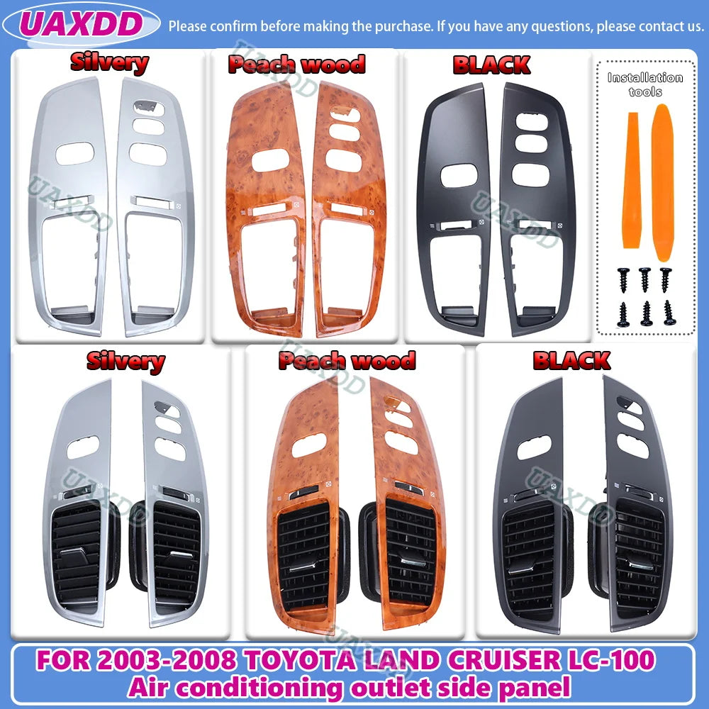 FOR 2003-2008 TOYOTA LAND CRUISER LC-100 Car Air Conditioner Outlet side Frame Vents Panel