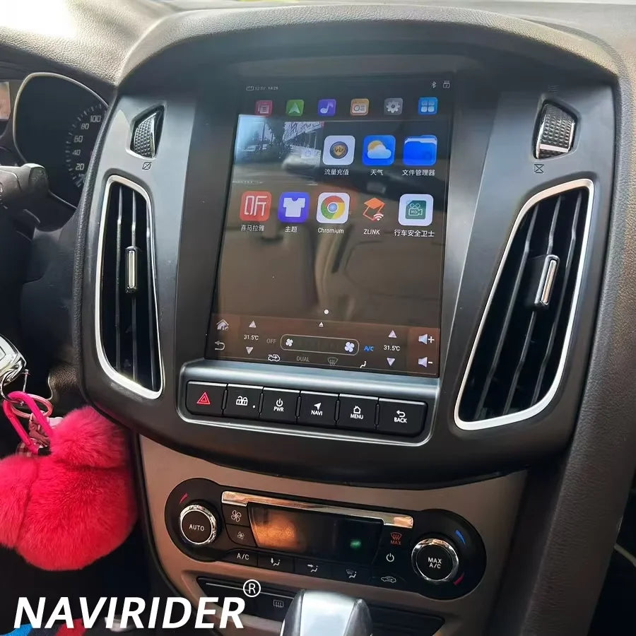 Android 15 Screen Stereo Navirider Car Multimedia Video Player DSP For Ford Focus Mk3 2012