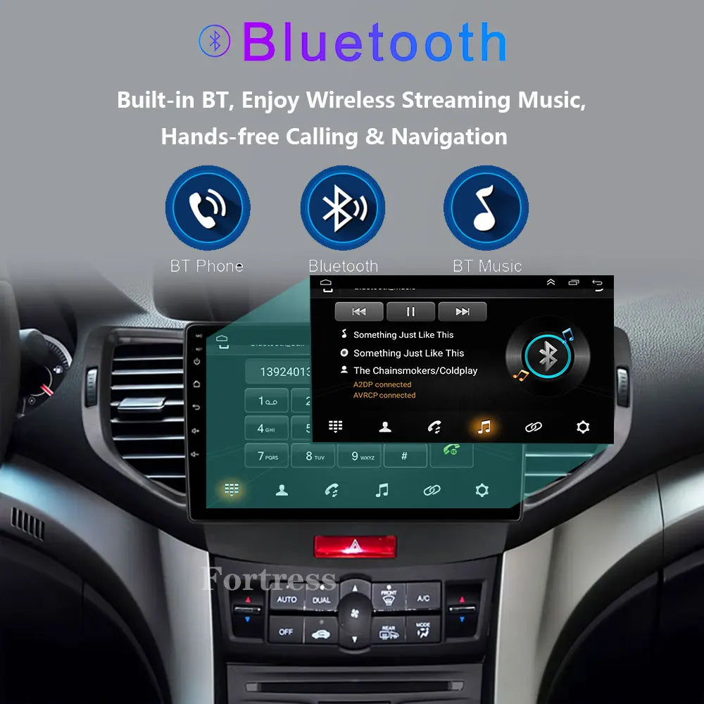 Android 16 Carplay Auto DSP 2K Screen Multimedia Player For Honda Accord 8 2008-2012 Autor