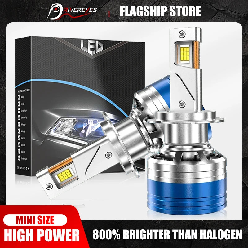 2X Powerful CANBUS H1 H7 H4 H11 LED Headlights High Power H8 H9 HB3 HB4 9005 9006 9012 908