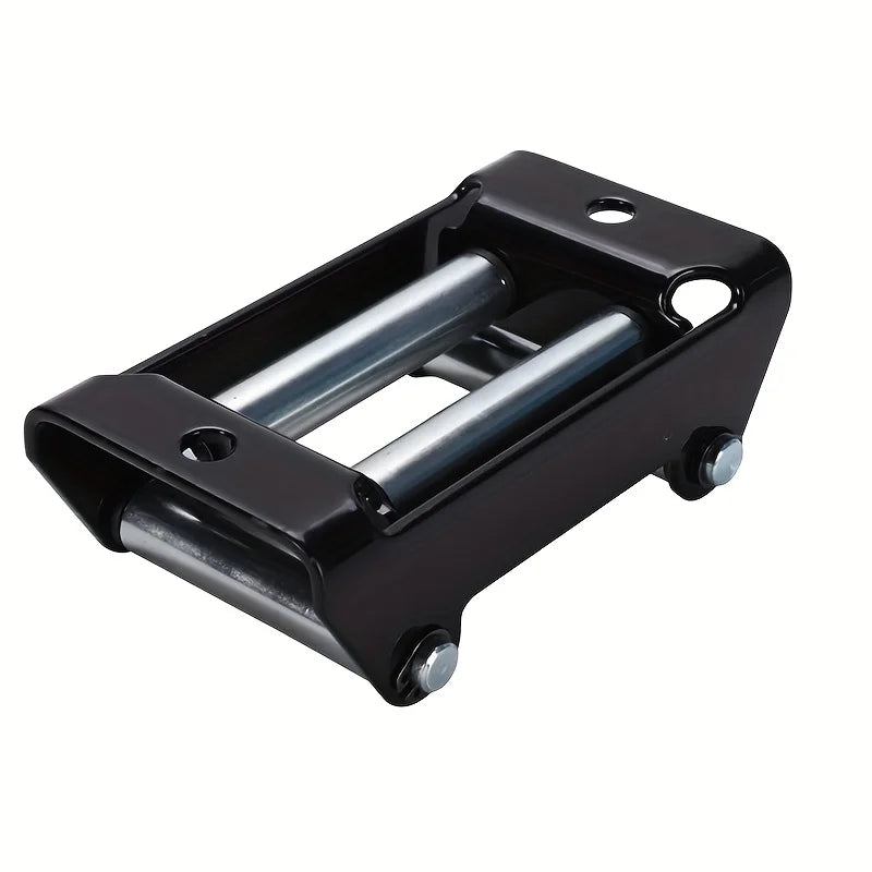 4 Way Steel Winch Roller Fairlead 2000LB, Heavy Duty Cable Rope Guide Universal For ATV UTV Off  - Automotive LED Light