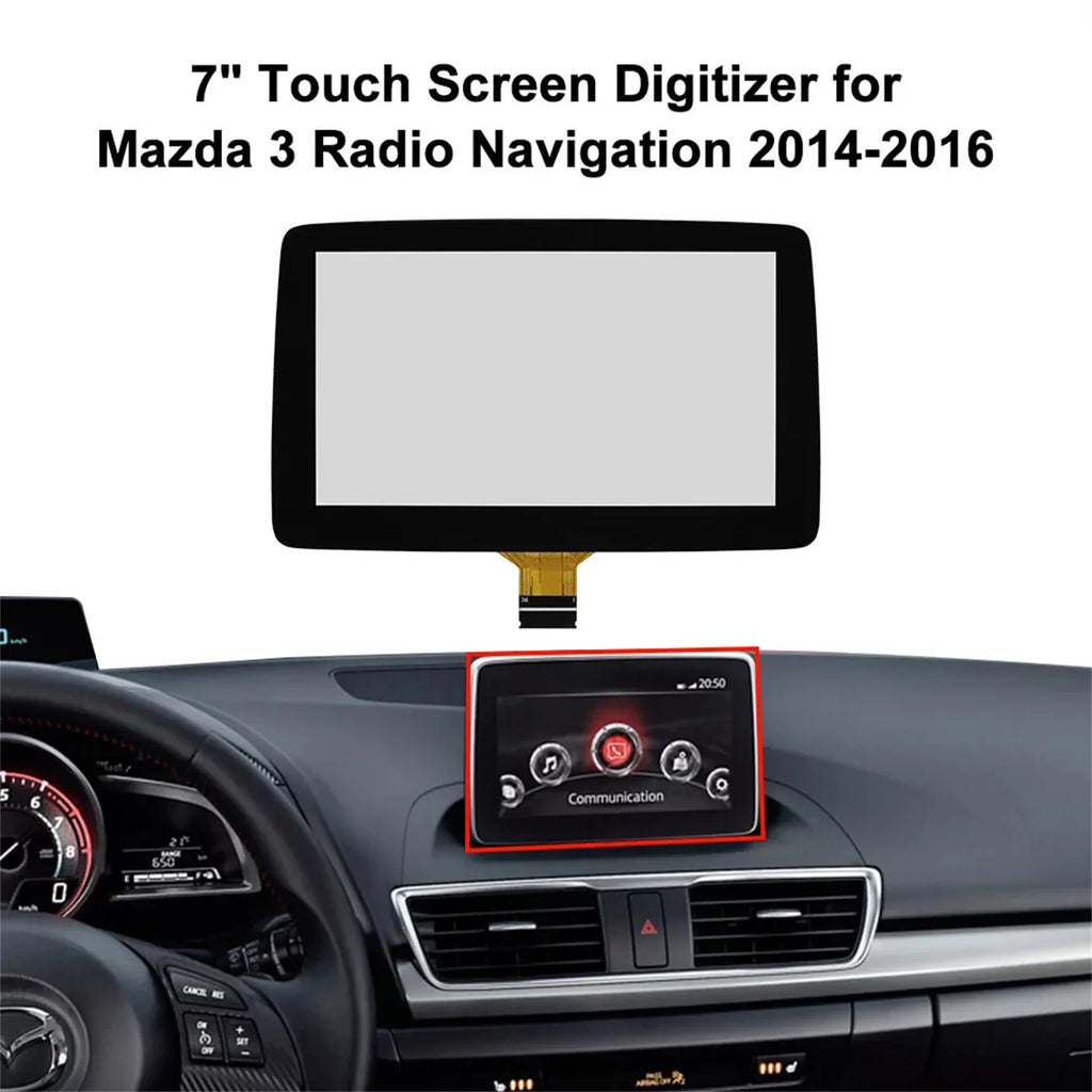 7" Touch Screen Digitizer for Mazda 3 CX-3 MX-5 Radio Navigation TM070RDZ38