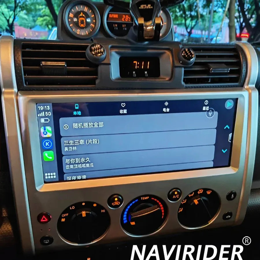 12.3inch Screen Car GPS Radio Headunit For Toyota FJ Land Cruiser 2007-2017 Android 15 Mul | AUTOKITSHOP