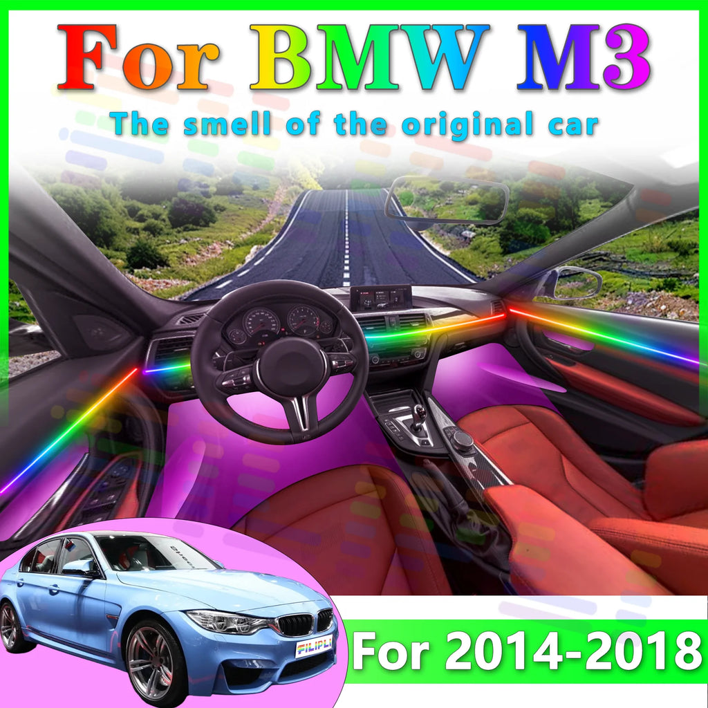 RGB - Ambient Light - for BMW F80 M3 - App Control - Car Interior Lighting | AUTOKITSHOP