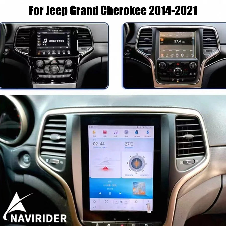 10.4inch Android Car Radio For Jeep Grand Cherokee 2014-2021 Multimedia Player Carplay Ste | AUTOKITSHOP