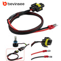 H11 H11B LED Headlight Plug Extension Cable Wiring Harness Car Conversion Connector Plug W