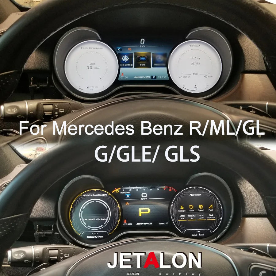 For Diesel Vehicle Mercedes Benz G R 2006-2018 ML/GL /GLE /GLS 2012-2019 LCD Digital Dashb