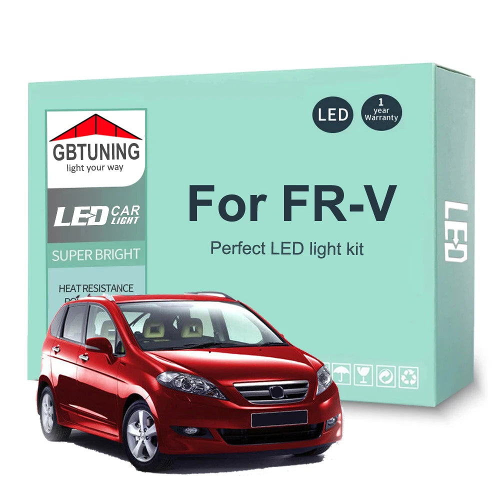 10-Piece LED Interior Light Kit for Honda FR-V FRV Edix - Canbus Error-Free Bulbs | AUTOKITSHOP