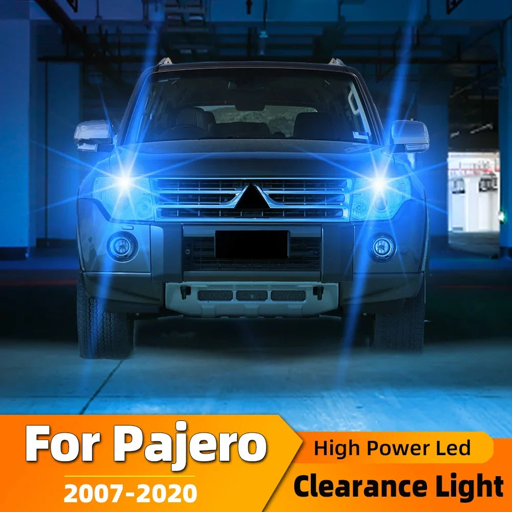 2-Piece LED Interior Light Kit for Mitsubishi Pajero V80 V93 V97 V98 Accessories 2007-2020 - Canbus Dome Map Door Tru...