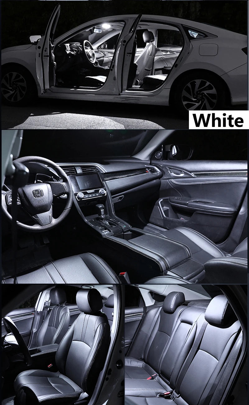 ZITWO 7Pcs LED Interior Dome Map Light Kit For Seat Mii 2011 2012 - 2015 2016 2017 2018 2019 2020 Trunk Lamp Bulb Canbus