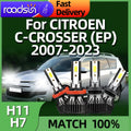 30000LM LED Headlights Bulbs 6000K H11 H7 Car Light Kit For CITROEN C-CROSSER EP 2007 2008