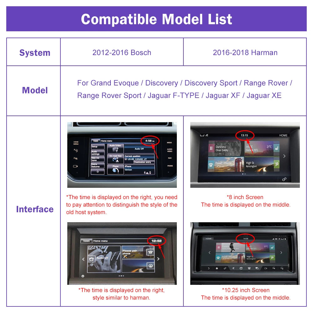 Wireless Carplay For Land Rover/Jaguar/Range Rover/Evoque/Discovery 2012-2018 Android Auto | AUTOKITSHOP