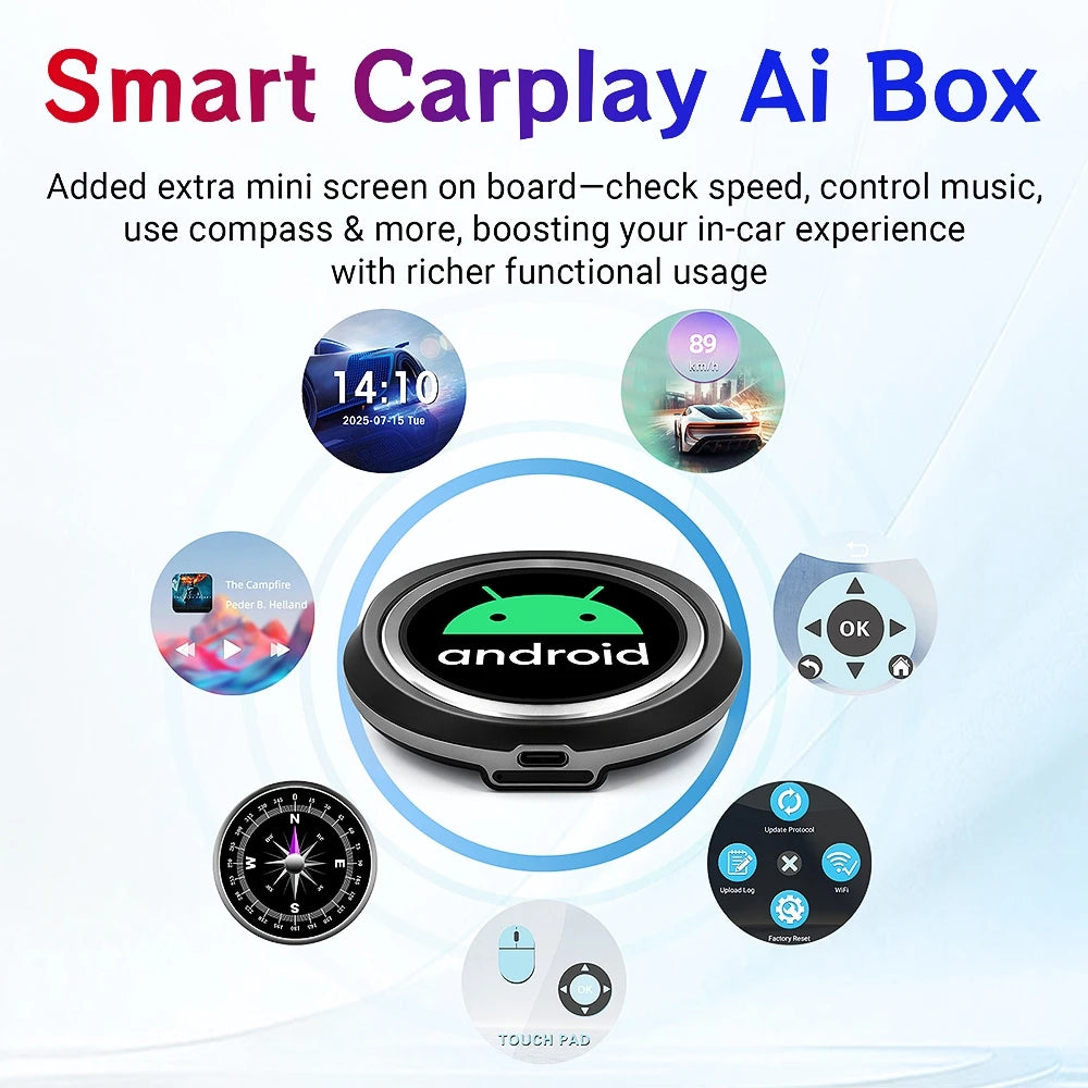 Android 13 AI Box Wireless CarPlay For BMW ID6 ID7 ID8 ID9 For VW Audi Kia Fiat Ford Toyot | AUTOKITSHOP