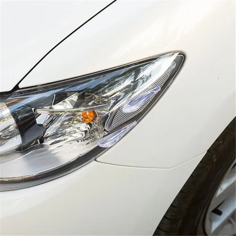 12Pcs/Set Anti-collision Strip Spoiler Bar Anticollision Drainage Plate Mute Rectification
