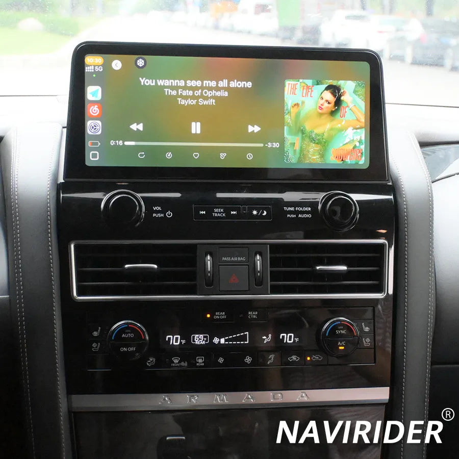 12.3" Android15 Screen For Nissan Patrol Amanda 2011-2024 Car Radio GPS Navigation 4G Carp | AUTOKITSHOP
