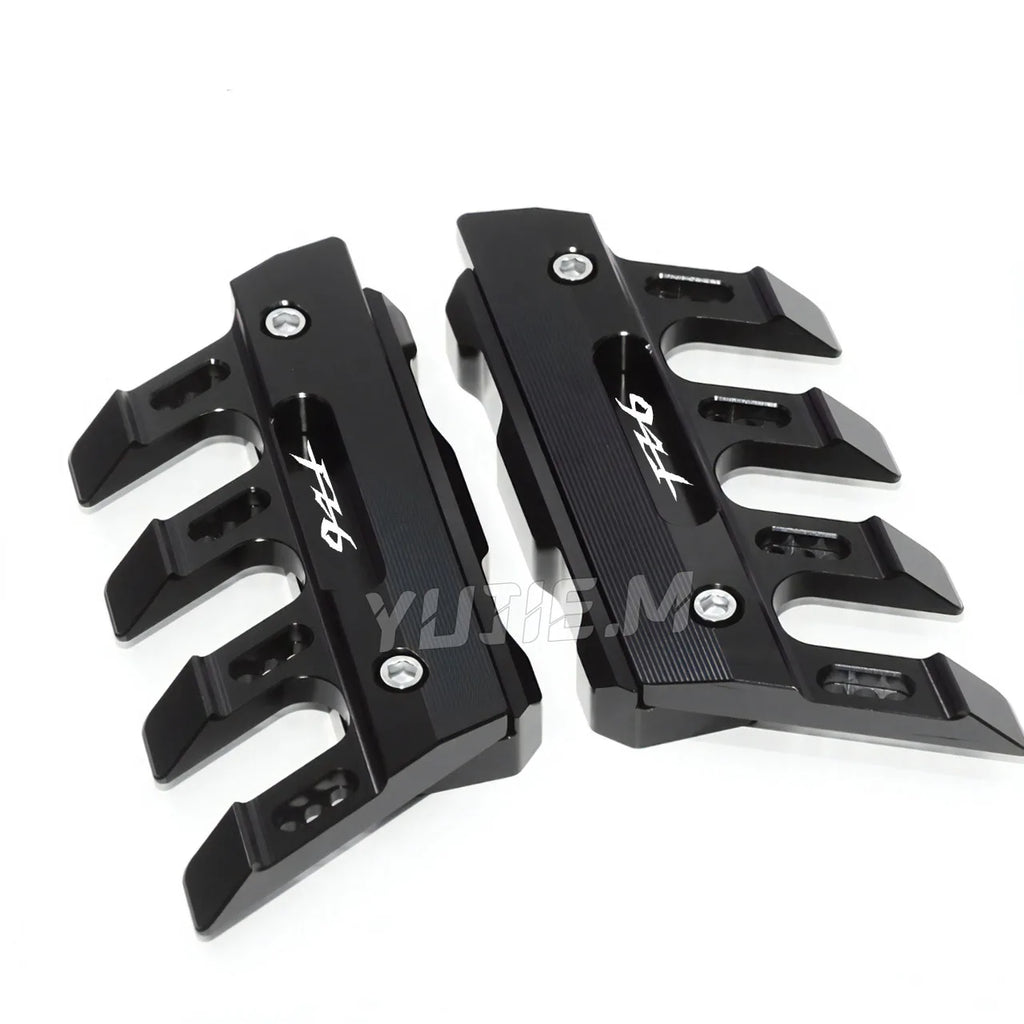 For FZ6 FZ-6 FAZER Universal Motorcycle Mudguard Side Protection Mount Shock Absorber Front Fend - Automotive LED Light