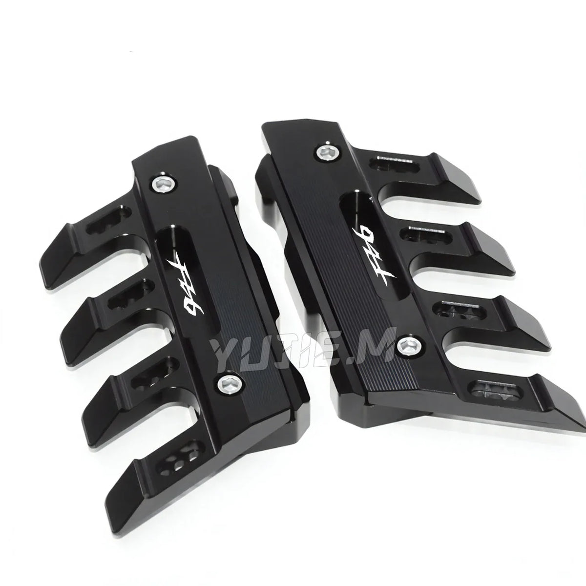 For FZ6 FZ-6 FAZER Universal Motorcycle Mudguard Side Protection Mount Shock Absorber Front Fend - Automotive LED Light