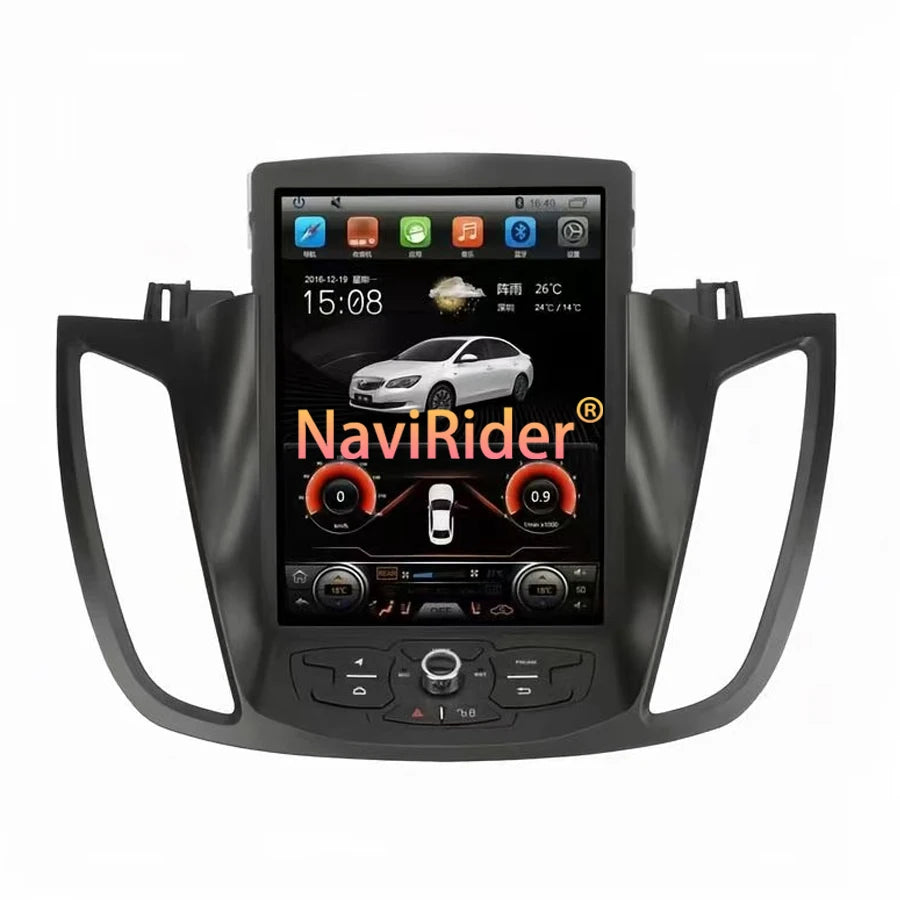10.4inch Android 15 Car Radio Navirider Automatic Qled Screen For Ford Kuga Cmax C-max Esc