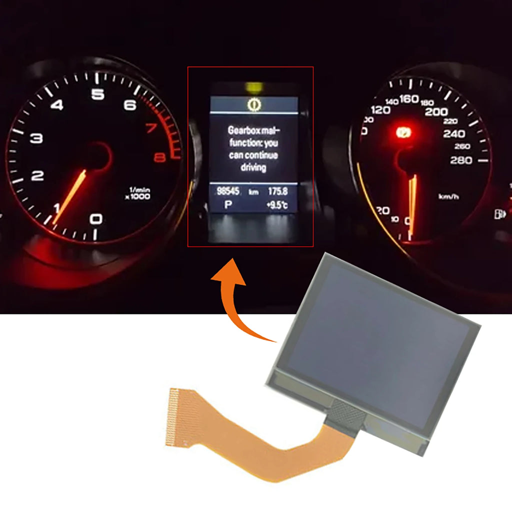 Dashboard Monochrome LCD Screen for Touareg V6 Cayenne Cayenne S Pixel Repair 7L6920 970D