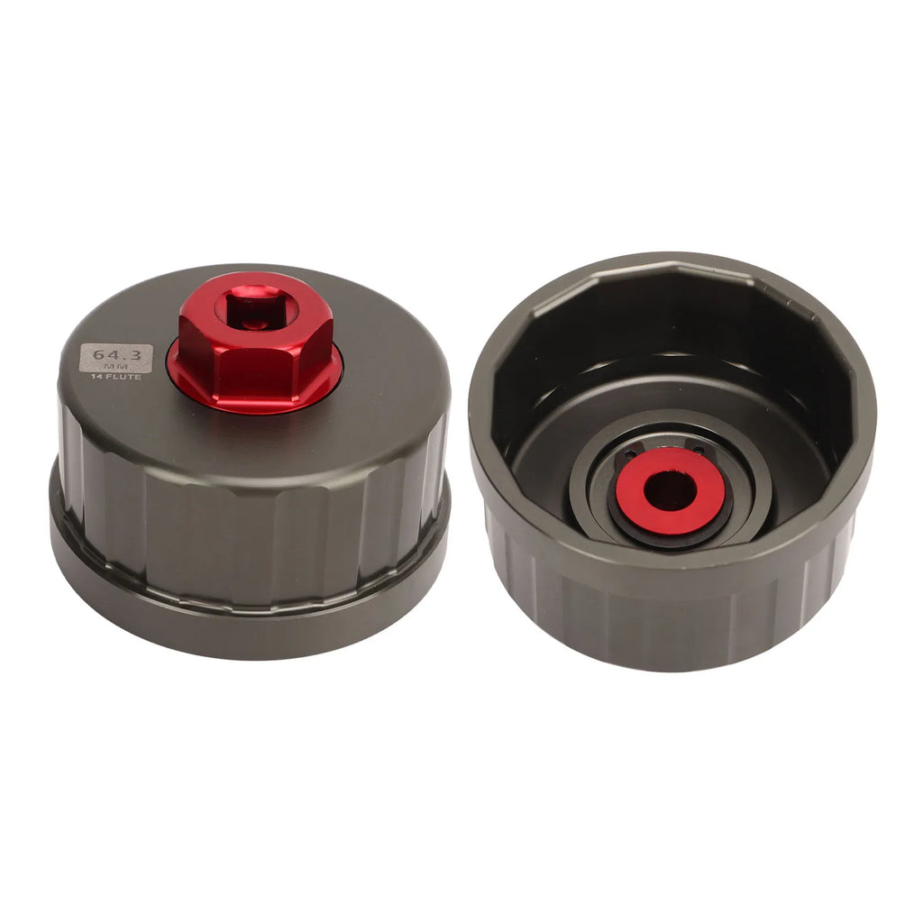 Car Oil Filter Wrench 64.3mm 14 Flute Filter Cap Socket Tool For Camry Tundra Ta for Camry RAV4 - Automotive LED Light