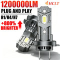 H7 H4 H1 Led Headlight 1200000LM Spotlights CSP Chip Automobile Lamp 6000K Diode Fog Bulb
