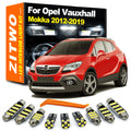 ZITWO 12Pcs LED Interior Dome Map Light Bulb Kit For Opel Vauxhall Mokka X 2012 2013 2014 2015 2 - Canbus LED Car Light