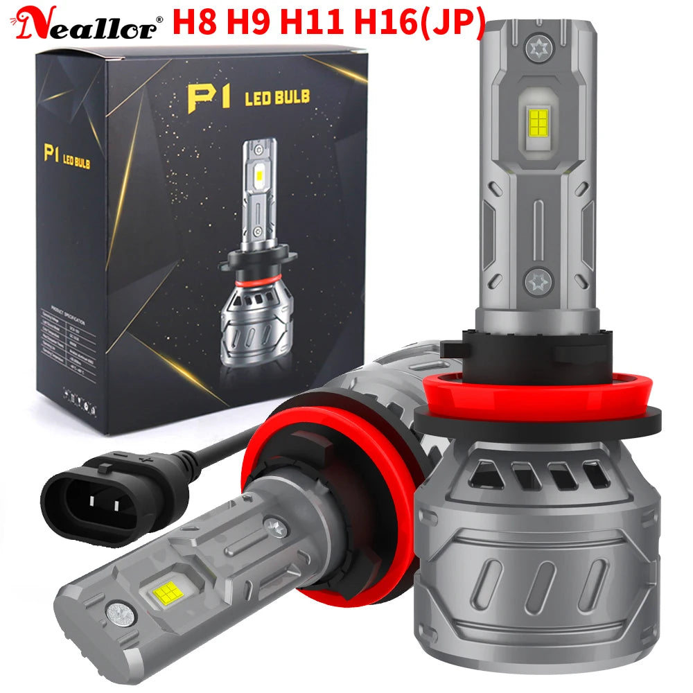 2x H11 H8 Led Fog Light Headlight Canbus H16 H9 Car Bulb Driving Running Lamp 12v 55w For