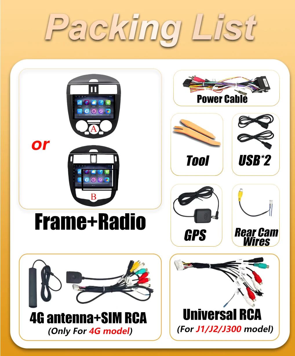 Android 16 Carplay For Nissan Pulsar C13 Hatchback 2013 2014 2015 - 2018 Car Radio Video B | AUTOKITSHOP