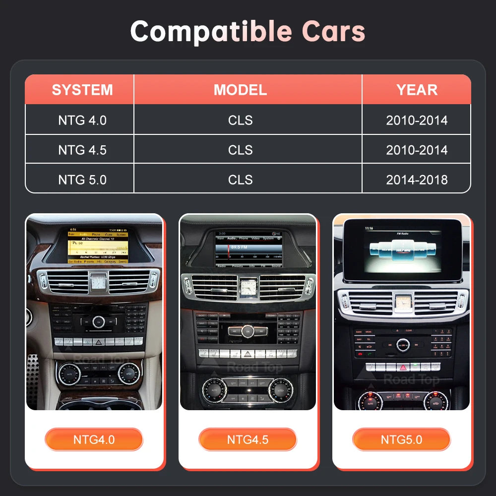 1920*720 Multimedia Display Screen Wireless CarPlay Android Auto for Mercedes-Benz CLS W21 | AUTOKITSHOP