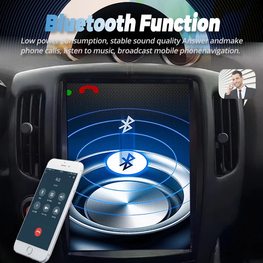 For Nissan 370Z 350Z 2009-2021 12.1inch Qled Screen Android 13 Car Multimedia Video Player | AUTOKITSHOP