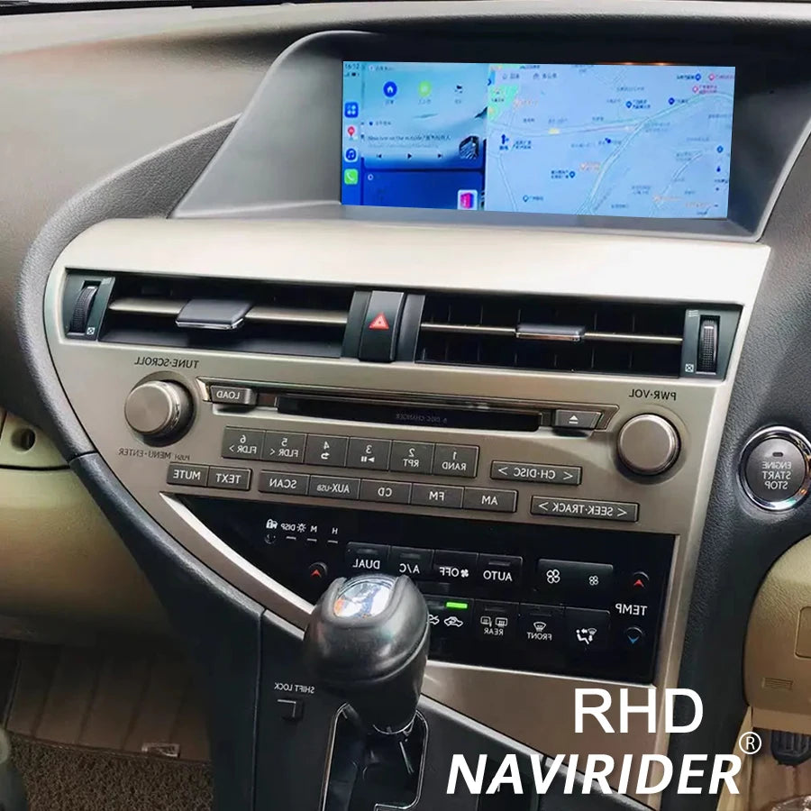 Car Multimedia Video Player For LEXUS RX270 RX350 2009 - 2015 2Din Android 14 Carplay Scre