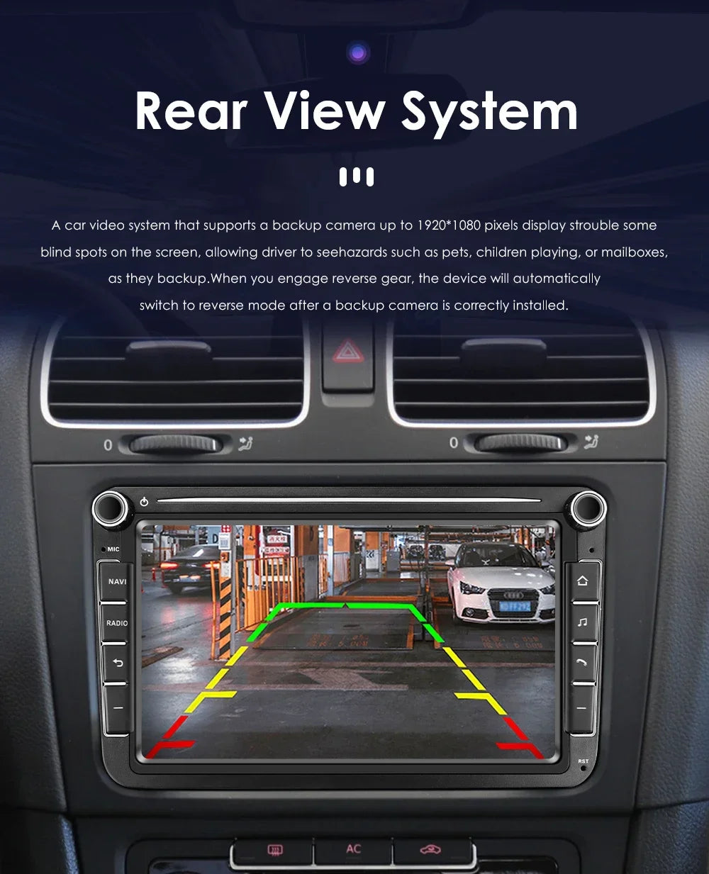 Carplay Android 12 Car Radio multimedia Player Audio Stereo GPS Navi For VW POLO GOLF 5 PA