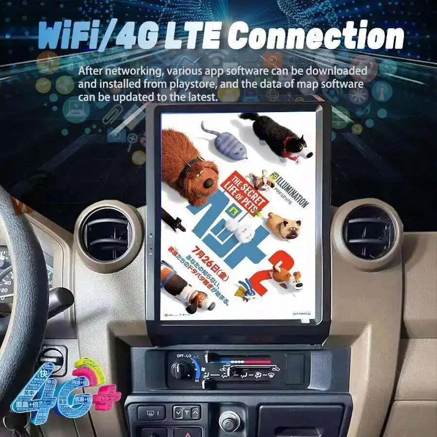 Carplay Auto Radio For Toyota Land Cruiser LC70 LC75 LC76 GPS Navigation Car Multimedia Au | AUTOKITSHOP