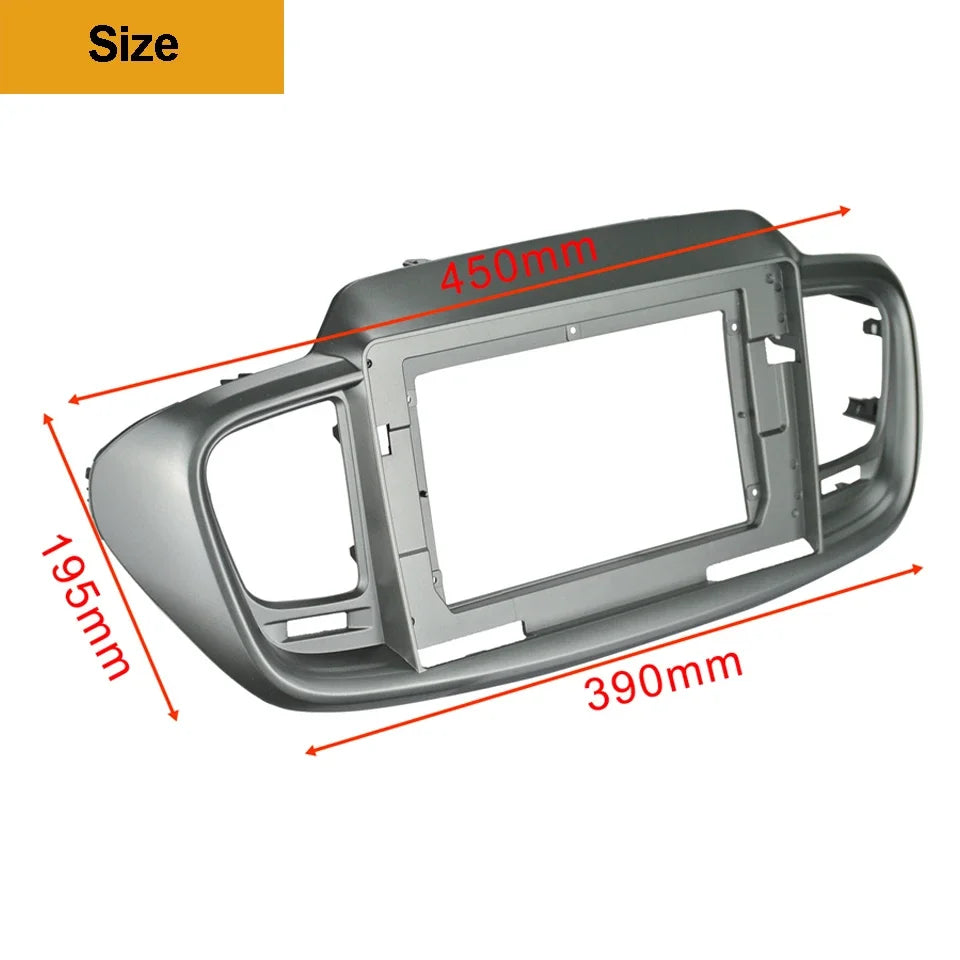 10.1 Inch Car Fascia For KIA Sorento 2015-2018 In-dash Installation Trim Refitting Facia A