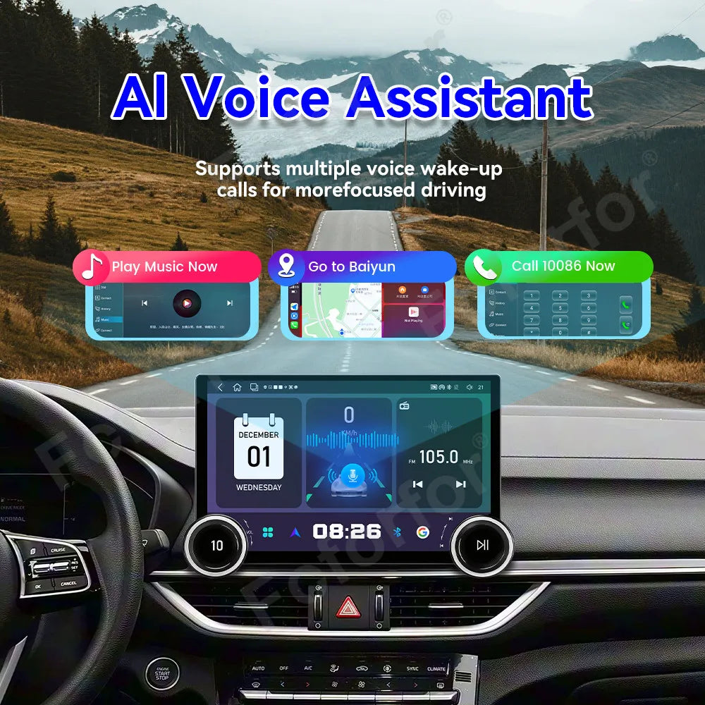 Arrival 11.5 Inch Android 15 Full Ultra HD Display Wireless CarPlay GPS Multimedia Car Rad