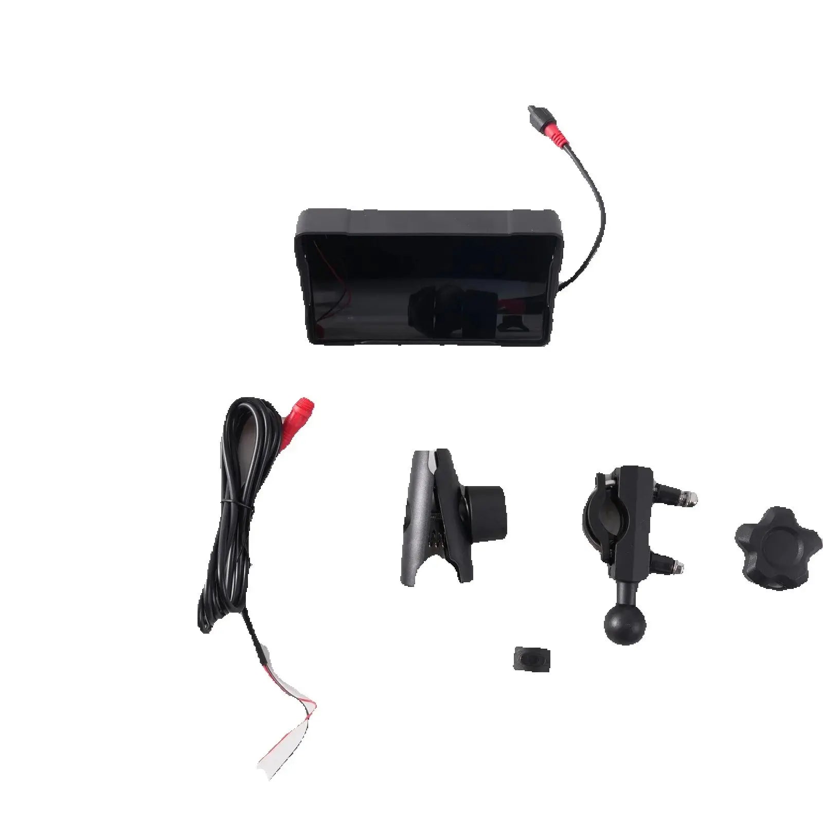 5 Inch Motorcycle Navigator Dual Bluetooth GPS CarPlay Waterproof Touch Screen FOR Car Acc