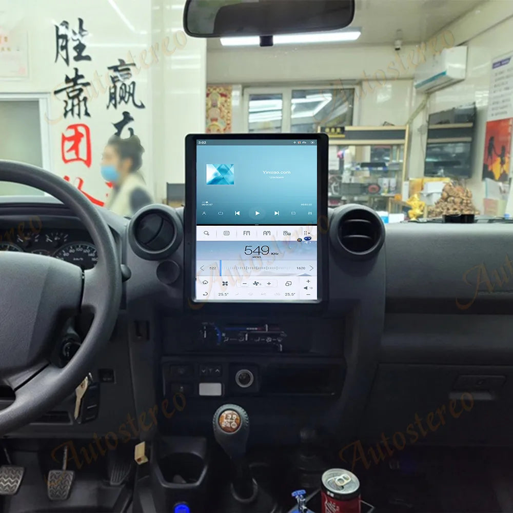 13 Inch Android 13 For Toyota Land Cruiser LC76 LC79 LC70 LC75 Tesla Radio Car Multimedia