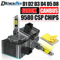 D3S D1S D3R D1R LED Xenon Bulb HID 1:1 Car Headlight D2S D4S 30PC 9580 CSP Canbus LED Turb