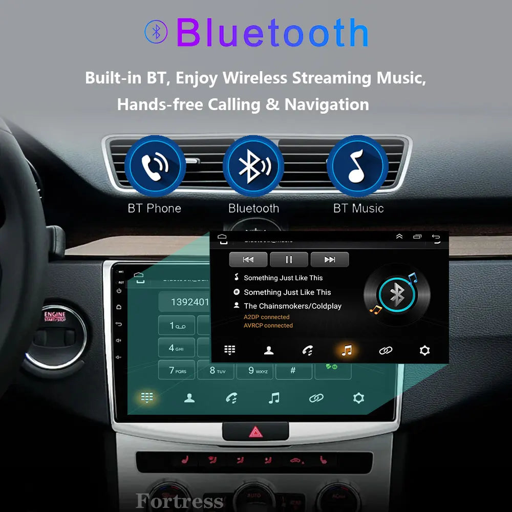 8+128GB Android 16 Car Radio Multimedia For Passat B7 B6 CC 2010-2015 AI Voice Control Nav