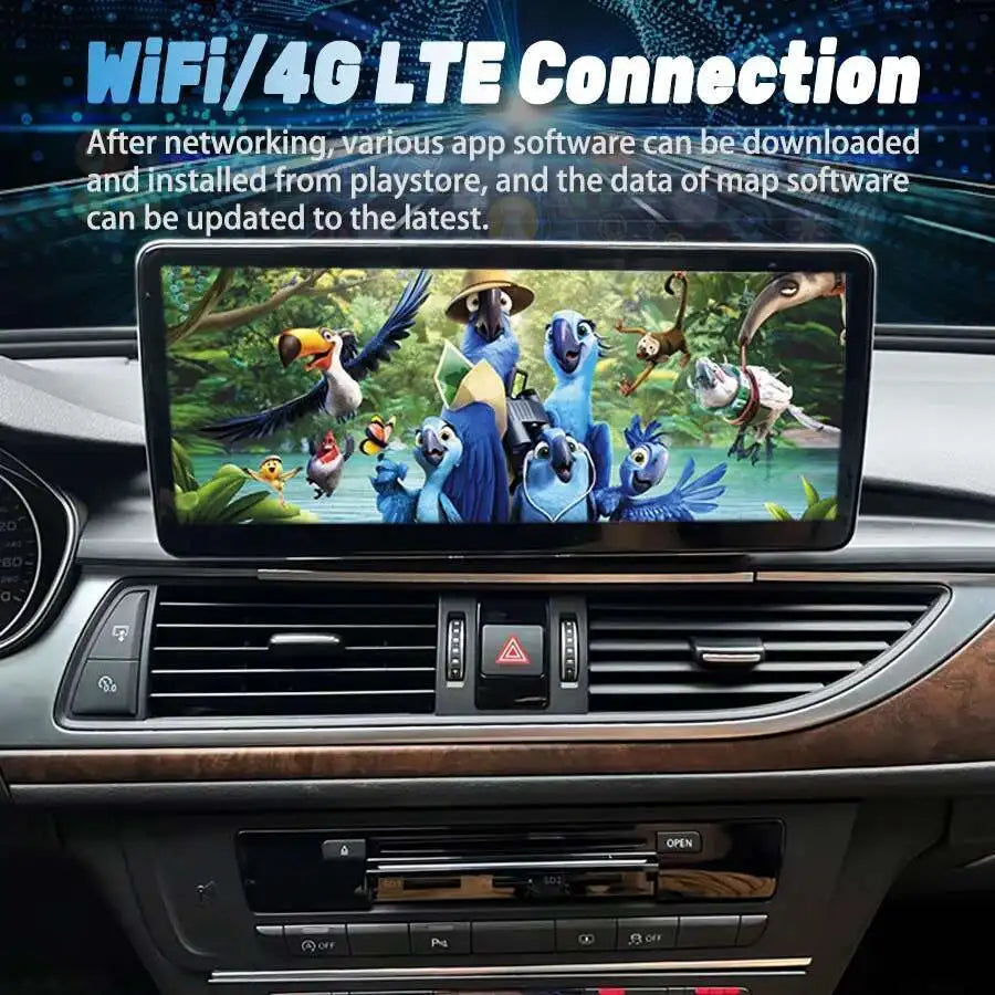 9/12.3INCH Car Multimedia Player Stereo GPS Navi Wifi For Audi A6 S6 RS6 C6 4F 2012~2019 A