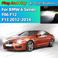6000K LED Headlights HID D1S Upgrade Turbo Car Lamp Plug&Play For BMW 6 Series F06 F12 F13