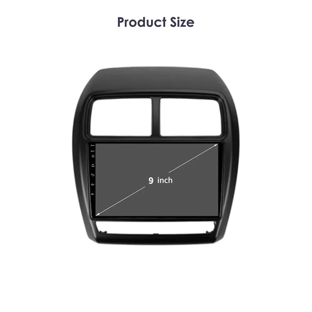 Android 14 Car Radio for Mitsubishi ASX 1 2016-2022 4G Multimedia Navigation Wireless BT C