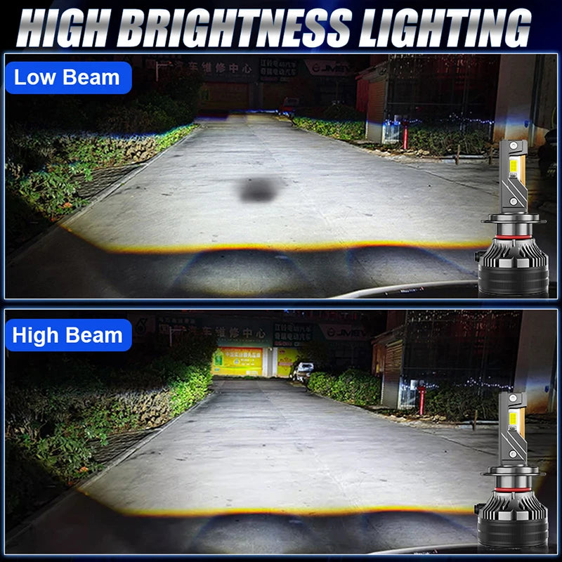 H7 LED Car Headlight Canbus H4 H11 H8 H1 HB3 9005 HB4 9006 9012 HIR2 H9 Turbo 12PCS 5575 C