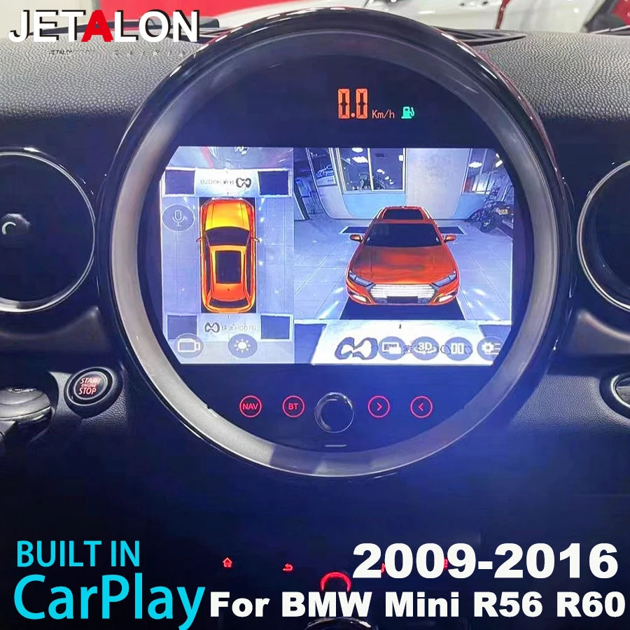 Car Radio 9 INCH Android For BMW Mini Cooper R56 R60 2007 - 2016 GPS Carplay Navigation St