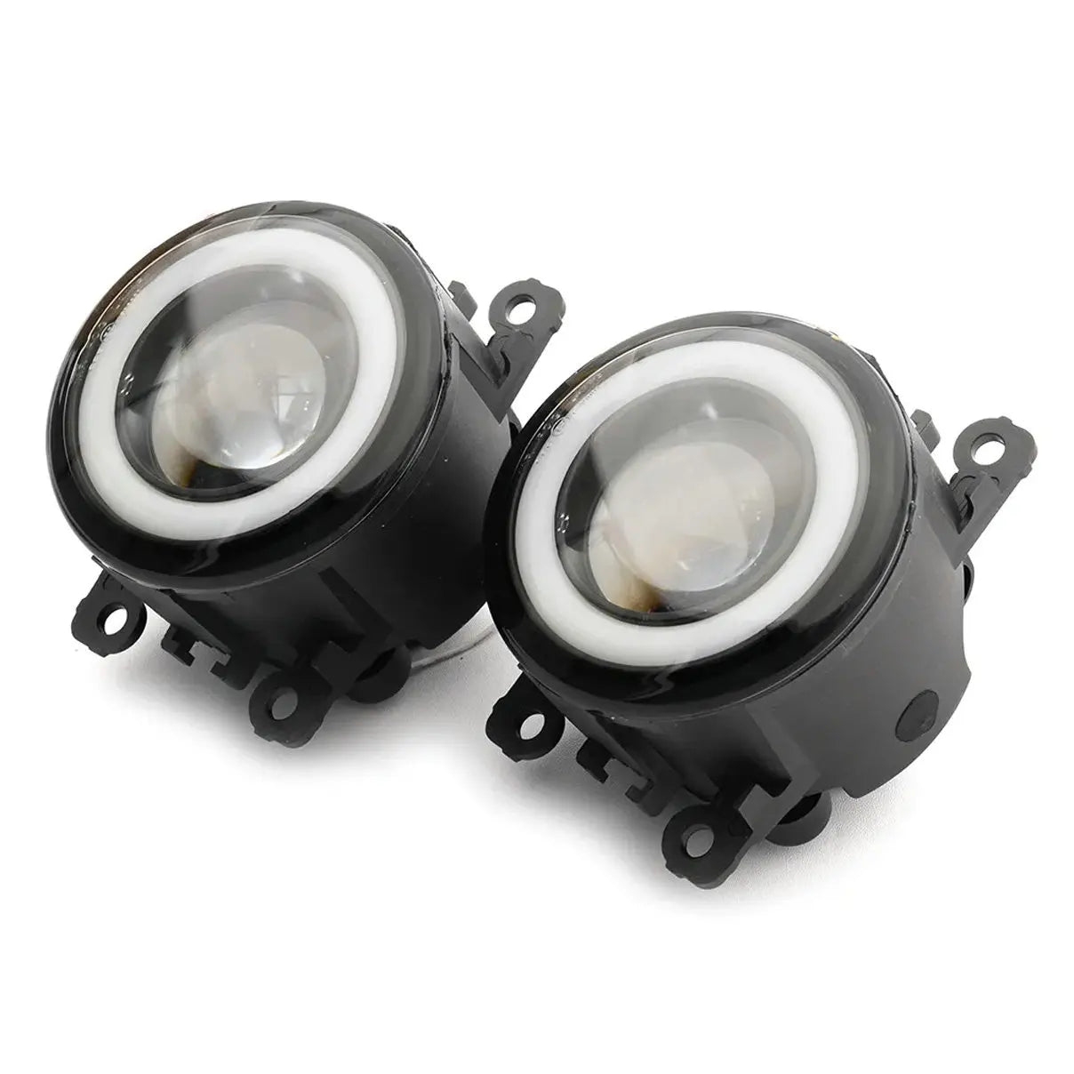 White LED Fog Light w/ Halo Ring DRL 6000K For Subaru BRZ WRX STI Impreza Legacy Outback C