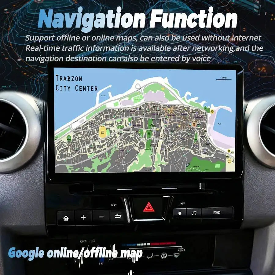11.5" Screen Multimedia Video Player Navigation GPS Wifi Carplay Android Auto For Toyota L | AUTOKITSHOP