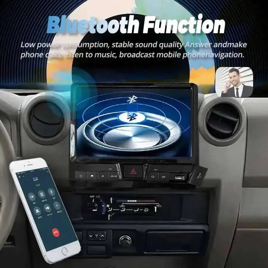 9inch Android15 Smart Screen For Toyota Land Cruiser 70 75 76 LC70 LC75 LC76 2007- 2025 Mu | AUTOKITSHOP